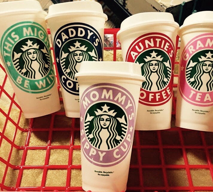 Teacher cup, starbucks cup, teacher gift, gifts for her, teacher appreciation, end of year gift, personalized cup, coffee mug, coffee lover