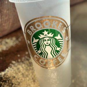 Starbucks cup, cold starbucks cup, personalized starbucks cup, venti cup, teacher gift, gift for her, glitter cup, reusable, bpa free