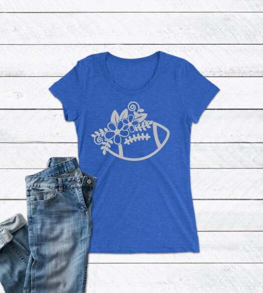 Girly Football shirt, womens football T-shirt, , fall shirt, football tee, friday night lights, football team, sports shirt, Sunday funday