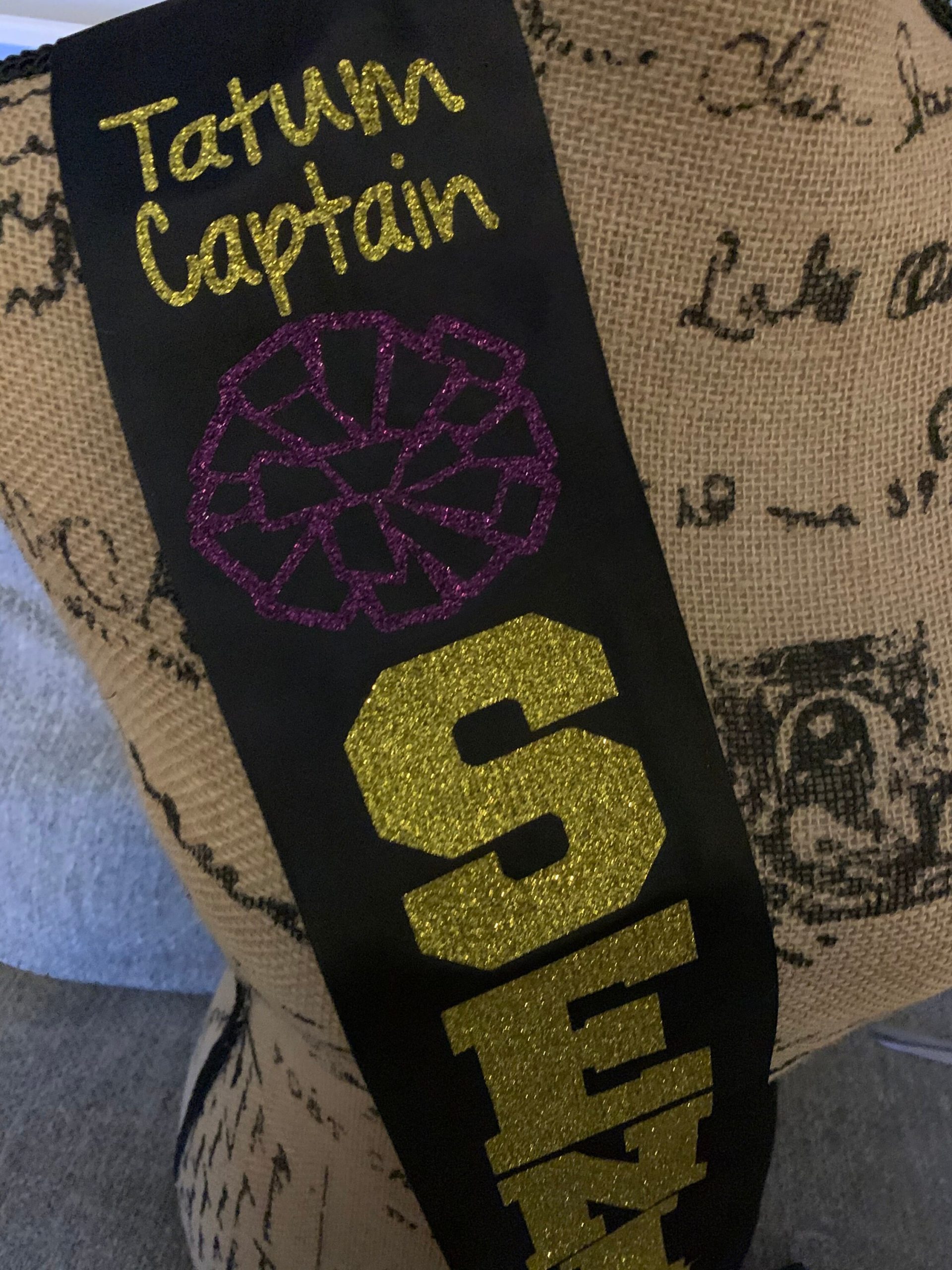Senior sash, pom sash, pom pom, class of 2020, pom pom girl sash, homecoming sash, graduation shirt, prom queen,captain sash, bridesmaid