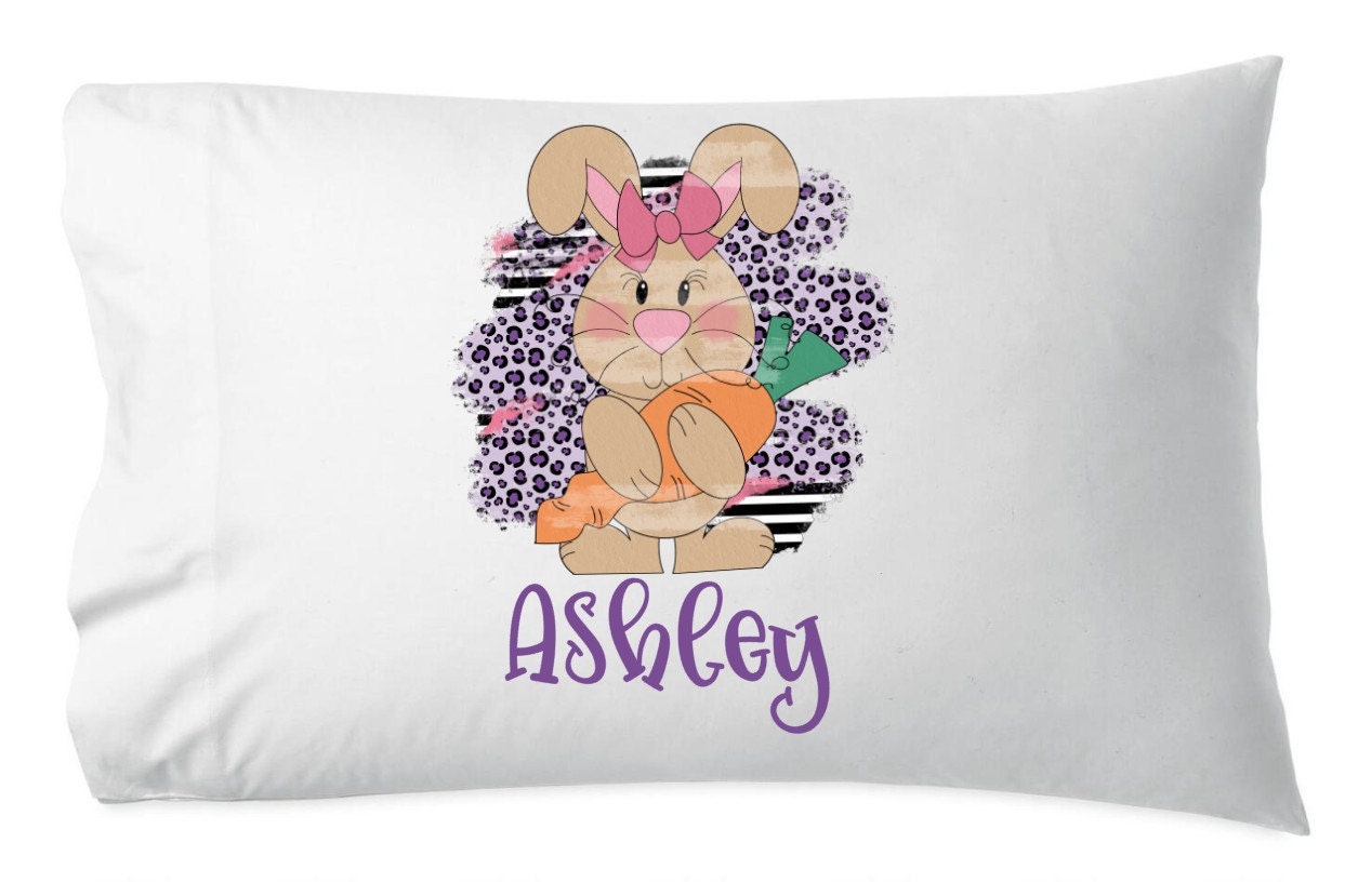 Easter pillowcases,Easter basket stuffer, Easter gift, Easter bunny, gift for kids, custom pillowcases, personalized pillowcases, pillow