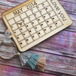 Custom Anniversary keychain