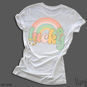 Lucky shirt, St Patrick's day tee, green shirt, Lucky tee, rainbow shirt, lucky mama, lucky mini, leprechaun, st paddys, St pattys day,