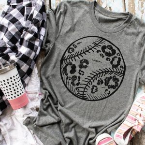 leopard baseball tee, baseball mama, baseball shirt, play ball, rub some dirt in it, leopard tee, sports mom, mom shirt, sport tee, softball