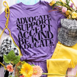 Advovate tee, accept,  Kindness tee, inclusion shirt, diversity, Autism awareness tee, Autism mama, awareness tee, be kind, neurodiversity