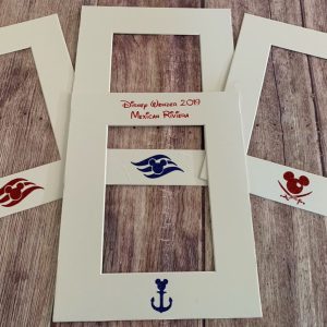 Fish extender gift, photo mat, DCL mat, character signatures, FE, Disney dream gift, Cabin gift, disney fantasy, custom photo mat, mickey