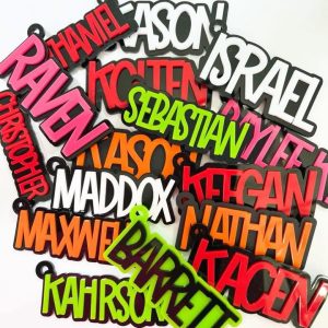 Acrylic name keychain