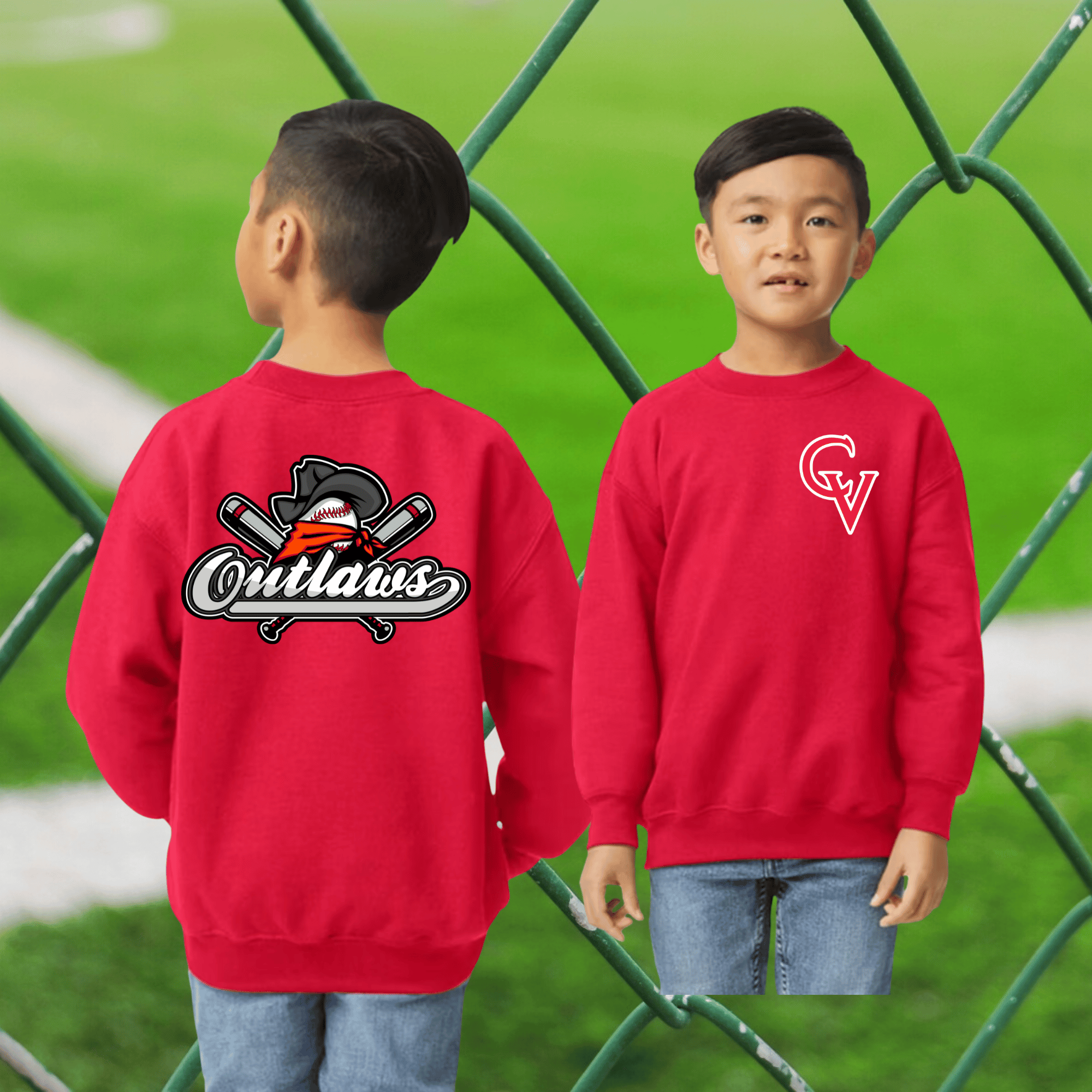 Outlaws youth Crewneck Sweatshirt