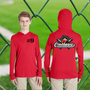 Outlaws youth Performance hoodie l/s