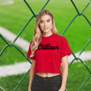 Outlaws Women's cut crop top