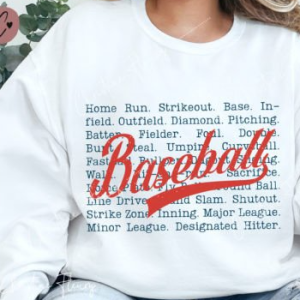Baseball subway words- Unisex