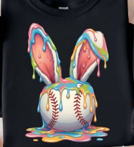Easter baseball bunny drip (youth)