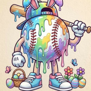 Easter baseball drip (youth)