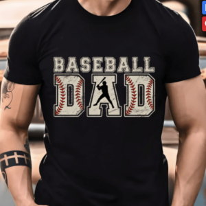 Baseball dad tee
