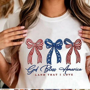God Bless America bows