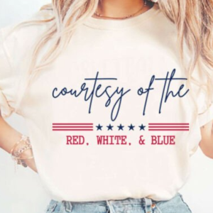 Courtesy of the red white and blue
