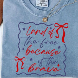 Land of the free because of the brave